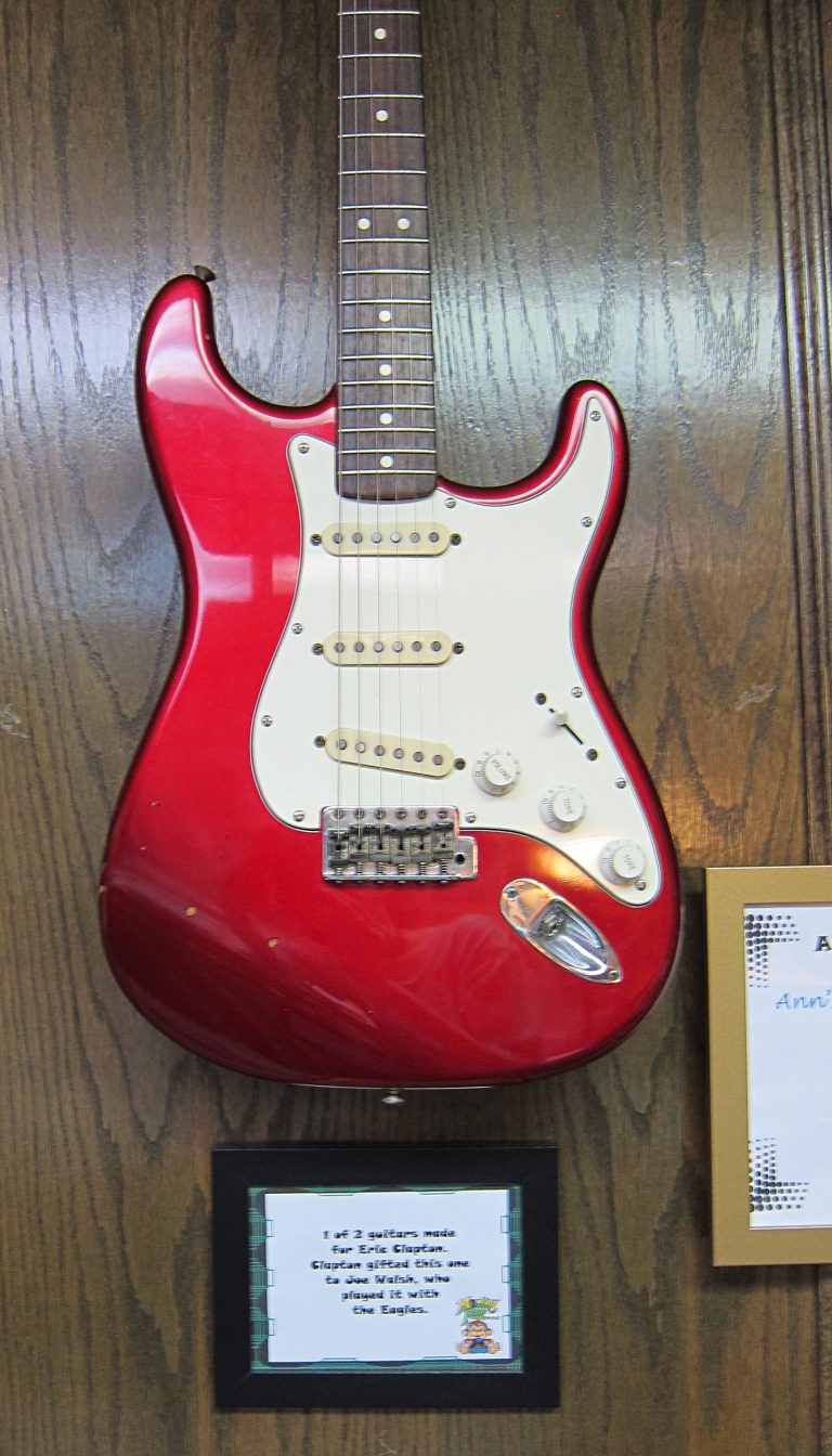 Eric Clapton Guitar Gifted to Joe Walsh