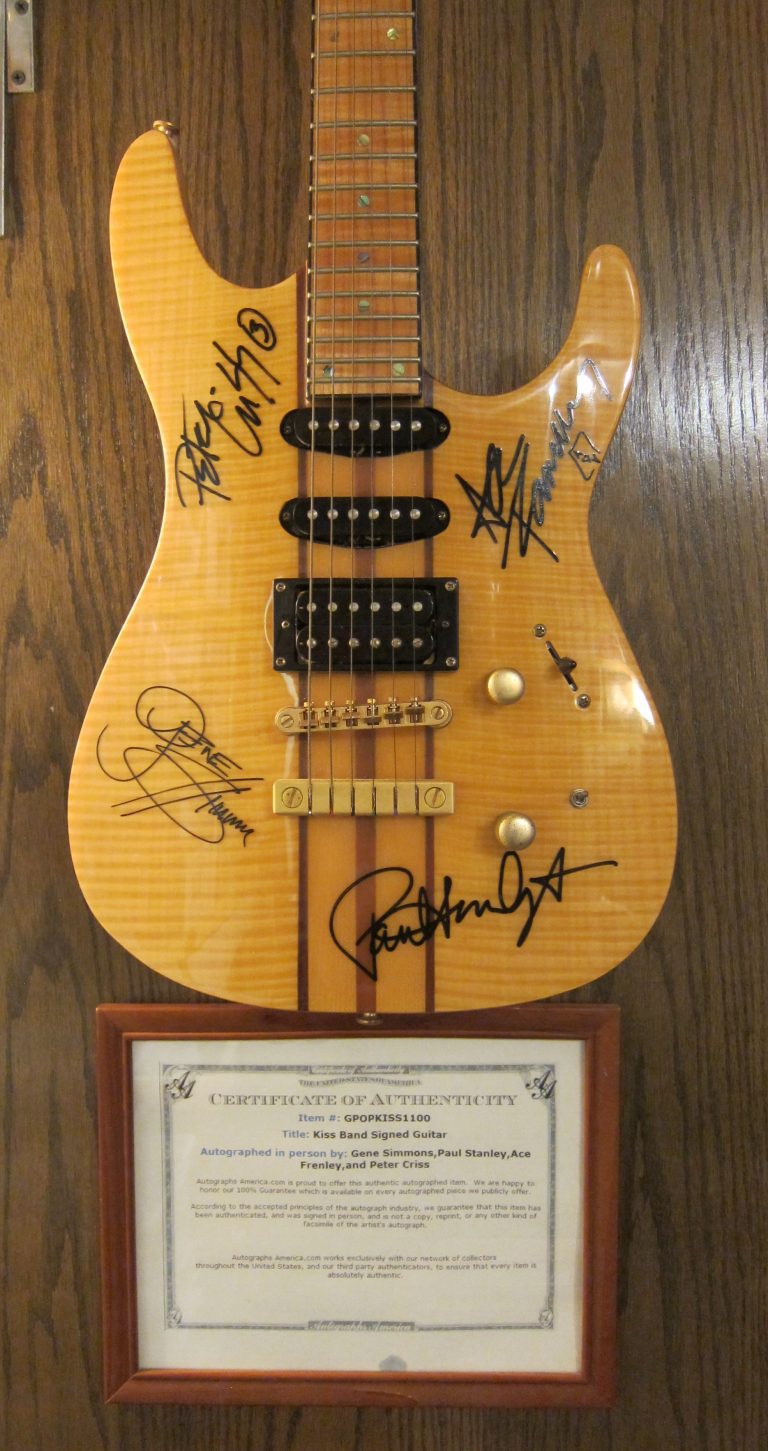 Kiss Autographed Guitar *