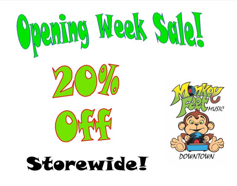 Downtown Opening Sale!