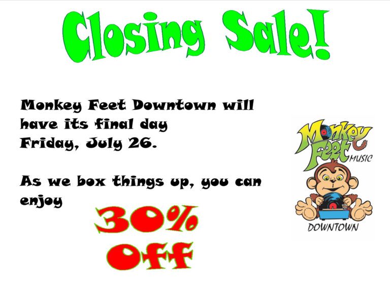 Downtown Closing Sale!