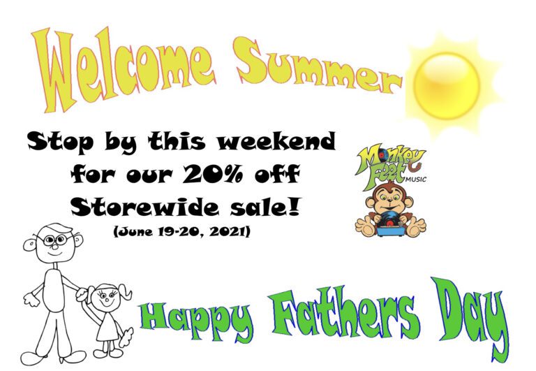 Happy Fathers’ Day /Welcome Summer Sale!